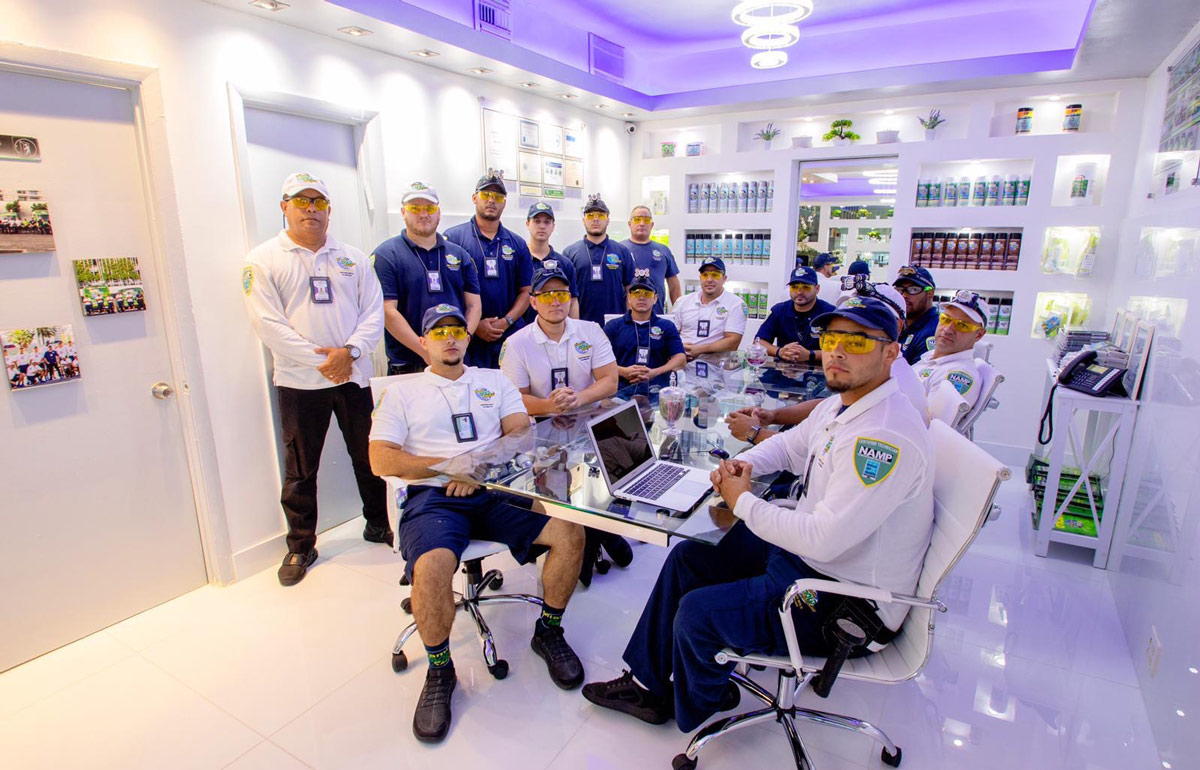 team in conference room